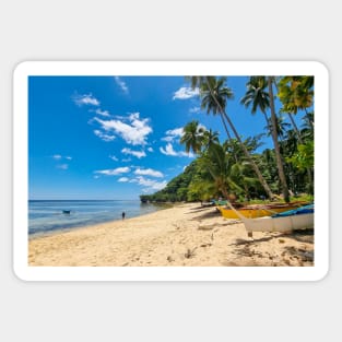 Panaraga Beach, Barobo, Surigao del Sur, Mindanao, Philippines Sticker